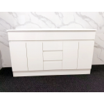 Cabinet -F1500FS-GW Series 1500 Glossy White - Single Basins